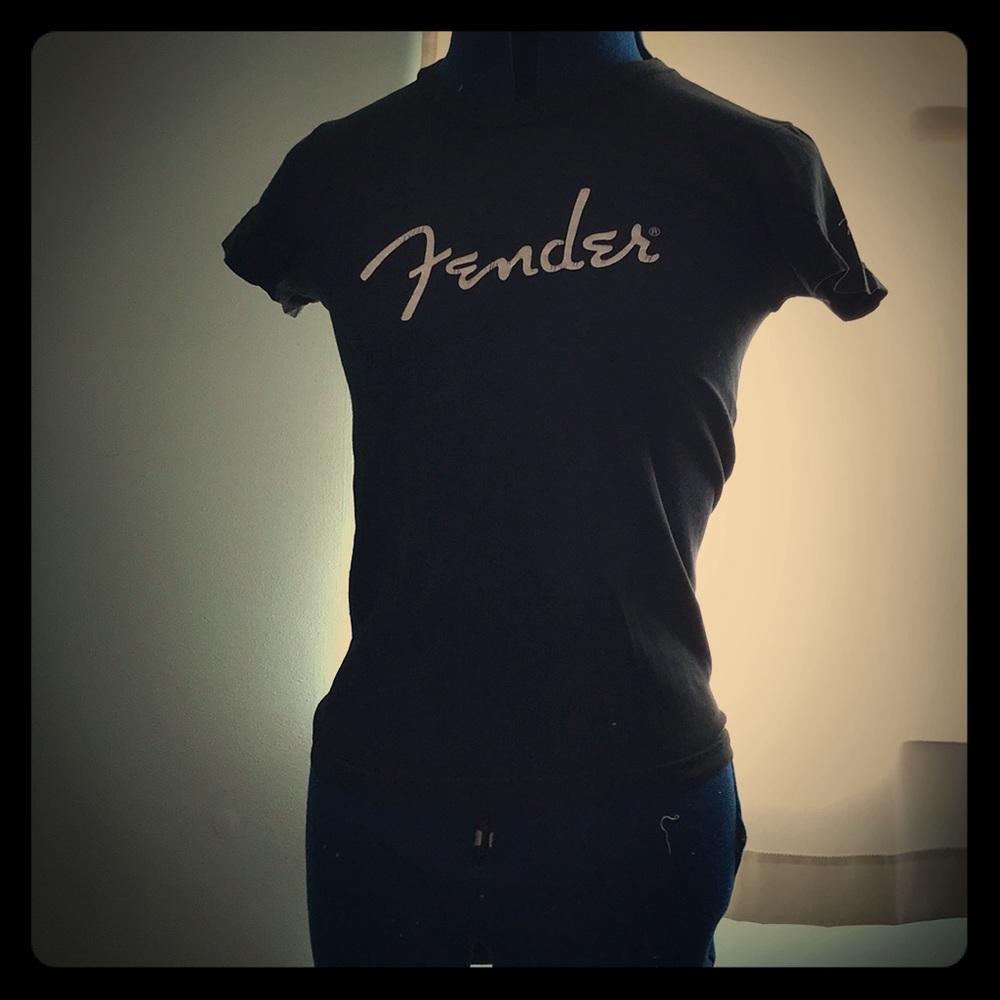 Black Fender Tee